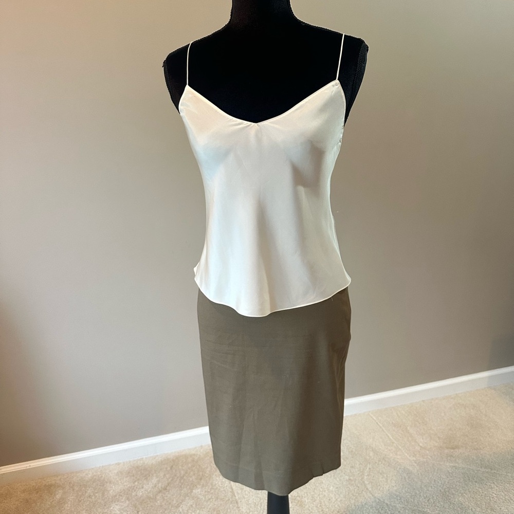 Ralph Lauren Tan Cotton Blend Skirt (Camisole in separate listing)